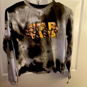 Star Wars crop top tie-dye
